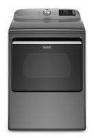 Maytag - 7.4 Cu. Ft. Smart Gas Dryer with Extra Power Button - Metallic Slate - Large Front