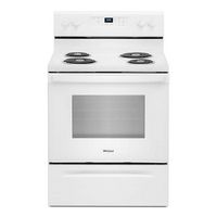 Whirlpool - 4.8 Cu. Ft. Freestanding Electric Range with Keep Warm Setting - White - Large Front