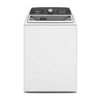 Whirlpool - 4.7-4.8 Cu. Ft. Top Load Washer with 2 in 1 Removable Agitator - White - Large Front