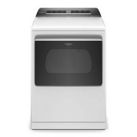 Whirlpool - 7.4 Cu. Ft. Smart Electric Dryer with Steam and Advanced Moisture Sensing - White - Large Front