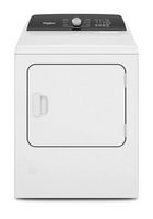 Whirlpool - 7.0 Cu. Ft. Gas Dryer with Steam and Moisture Sensing - White - Large Front