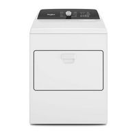 Whirlpool - 7 Cu. Ft. Electric Dryer with Moisture Sensing - White - Large Front