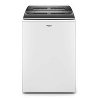 Whirlpool - 5.2-5.3 Cu. Ft. Smart Top Load Washer with 2 in 1 Removable Agitator - White - Large Front