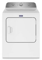 Maytag - 7.0 Cu. Ft. Gas Dryer with Wrinkle Prevent - White - Large Front