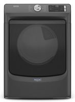 Maytag - 7.3 Cu. Ft. Gas Dryer with Extra Power Button - Volcano Black - Large Front