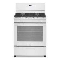 Whirlpool - 5.1 Cu. Ft. Freestanding Gas Range with Broiler Drawer - White - Large Front