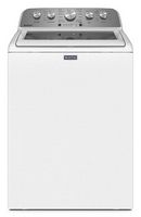 Maytag - 4.8 Cu. Ft. High Efficiency Top Load Washer with Extra Power Button - White - Large Front