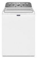 Maytag - 4.5 Cu. Ft. High Efficiency Top Load Washer with Extra Power Button - White - Large Front