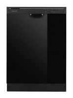 Amana - Front Control Built-In Dishwasher with Triple Filter Wash and 59 dBa - Black - Large Front