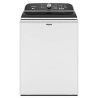 Whirlpool - 5.3 Cu. Ft. High Efficiency Top Load Washer with 2 in 1 Removable Agitator - White - Large Front