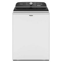 Whirlpool - 5.3 Cu. Ft. High Efficiency Top Load Washer with Deep Water Wash Option - White - Large Front