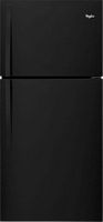 Whirlpool - 19.3 Cu. Ft. Top-Freezer Refrigerator - Black - Large Front