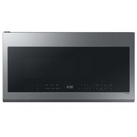 Samsung - OPEN BOX 2.1 Cu. Ft. Over-the-Range Microwave with Sensor Cooking and Wi-Fi Connectivit... - Large Front