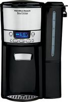 Hamilton Beach - BrewStation 12-Cup Coffee Maker - Black - Large Front
