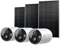 TP-Link - Tapo Outdoor Battery-Powered Wireless 2K Security Camera with Solar Panels (3-Pack) - N... - Large Front