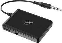 Aluratek - iStream Universal Bluetooth Audio Receiver - Black - Large Front