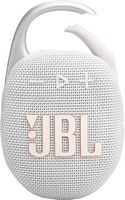 JBL - Clip 5 Portable Bluetooth Speaker - White - Large Front