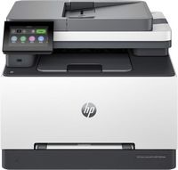 HP - LaserJet Pro MFP 3301sdw Wireless Color All-in-One Laser Printer - White - Large Front