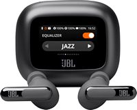 JBL - Live Beam 3 True Wireless Noise Cancelling Earbuds - Black - Large Front