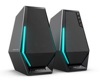 Edifier - G1500 2.0 Bluetooth Gaming Speakers with RGB Lighting (2-Piece) - Black - Large Front