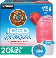 The Original Donut Shop - DS ICED Refreshers Straw Acai, 20ct - Large Front