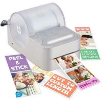 HP - Sprocket Panorama Portable, Instant Label Printer & Photo Printer 2” x .5”- 9” - Gray - Large Front