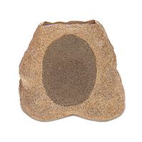 Victrola - Outdoor Wireless Bluetooth Solar Rock Speaker Connect (Each) - Sand - Large Front
