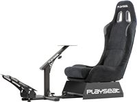 PlaySeat - Evolution Racing Suède Foldable Racing Cockpit - Black - Large Front