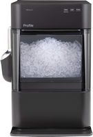 GE Profile - Opal 2.0 Ultra Nugget Ice Maker with Scale Inhibiting Filter - Carbon Black - Large Front