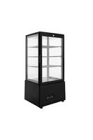 Premium Levella - 2.9 Cu. Ft. 4-Sided Glass Commercial Merchandiser Refrigerated Display Case - B... - Large Front