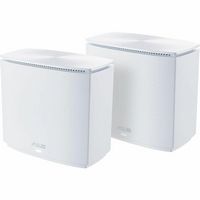 ASUS - ZenWiFi AX Hybrid 375 MB/s Whole Home Wi-Fi System (2-pack) - White - Large Front