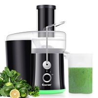 Costway - Electric Juicer Centrifugal Juicer with 3-Inch Wide Mouth Centrifugal Juice Extractor 2... - Large Front