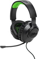 JBL - Quantum 100X Wired Gaming Headset for Xbox, PC, Switch, PS5 and PS4 - Black - Large Front