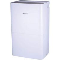 Hisense - 50-pint Dehumidifier - White - Large Front