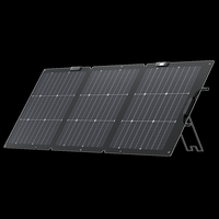 EcoFlow - NextGen 160W Foldable  Solar Panel - Black - Large Front
