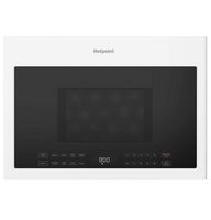 Hotpoint - 1.4 Cu. Ft. Over-the-Range Microwave with Sensor Cooking and LED Display Controls - White - Large Front
