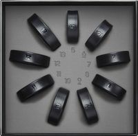 Samsung - Galaxy Ring Sizing Kit - Black - Large Front