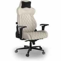 CORSAIR - TC500 LUXE Fabric Gaming Chair - Frost - Large Front