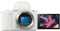 Sony - Alpha ZV-E10 II Mirrorless Content Creators' Camera - Body Only - White - Large Front