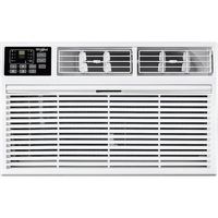 Whirlpool - 350 sq ft 8,000 BTU Through the Wall Air Conditioner with Supplemental Heat - White - Large Front