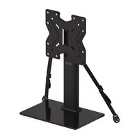 ErgoAV - Tabletop TV Stand+Swivel for 19 -43