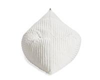 Lovesac - PillowSac in Phur - Dove Channeled - Large Front