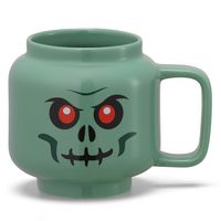 Room Copenhagen - LEGO: Green Skeleton Small Ceramic Mug, 8.6oz - Large Front