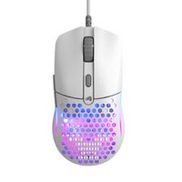 Glorious - Model O Eternal Lightweight Wired Optical Gaming Mouse with Dual-Zone RGB Lighting - W... - Large Front