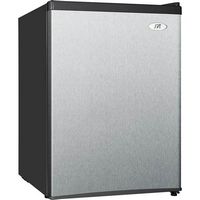 SPT - 2.4 Cu. Ft. Mini Fridge - Stainless Steel - Large Front