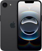 Apple - iPhone 16e 256GB - Apple Intelligence - Black (AT&T) - Large Front