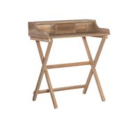 Linon Home Décor - Fauna Folding Desk - Rustic Brown - Large Front