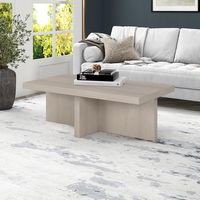 Camden&Wells - Annet Coffee Table - White Wash - Large Front