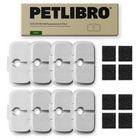 PETLIBRO - Dockstream Pet Water Fountain Replacement Filter (8 pack) - White - Large Front