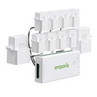 Emporia - Vue Energy Monitor with 8 Sensors - White - Large Front